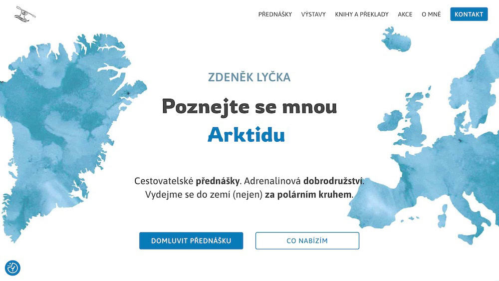 Screenshot of a books and lectures website.